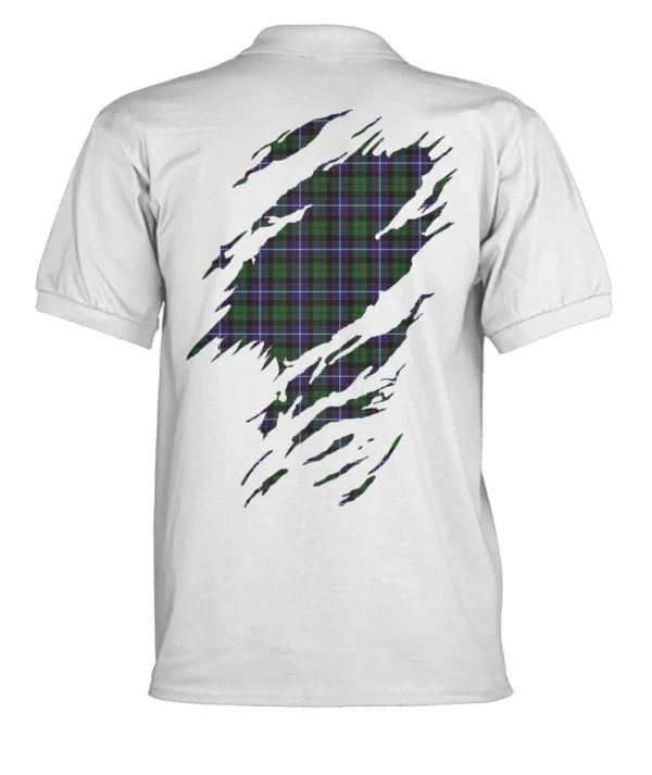 Galbraith Clan Polo Shirt, Scottish Tartan Galbraith Clans Polo Shirt Badge Style - Image 2