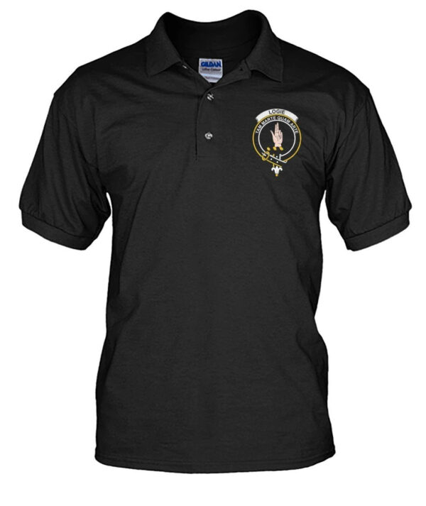 Logie Clan Polo Shirt, Scottish Tartan Logie Clans Polo Shirt Badge Style - Image 15