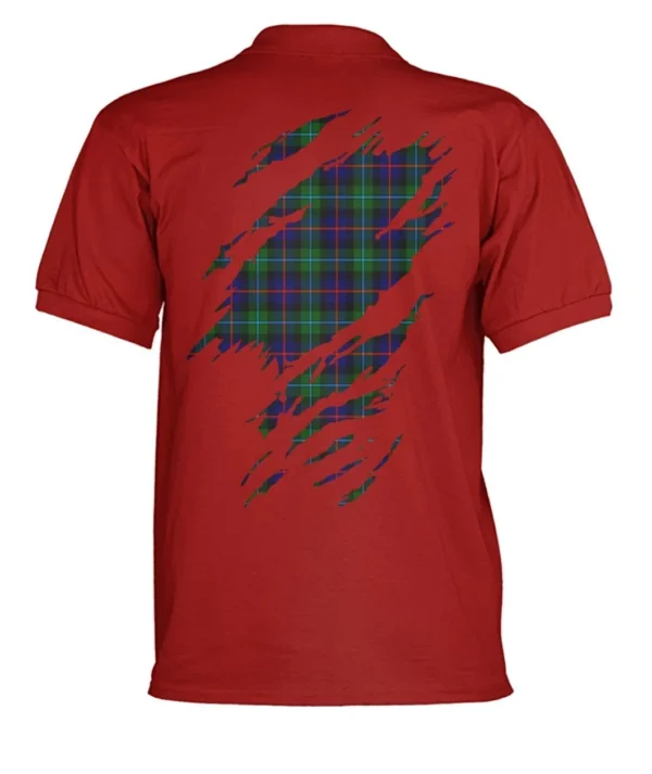 Calder Clan Polo Shirt, Scottish Tartan Calder Clans Polo Shirt Badge Style - Image 6