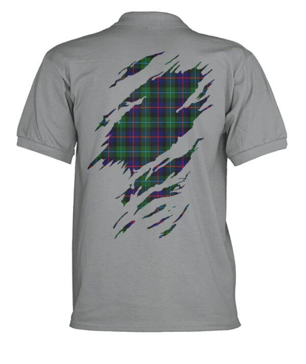 Calder Clan Polo Shirt, Scottish Tartan Calder Clans Polo Shirt Badge Style - Image 4