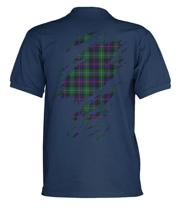 Calder Clan Polo Shirt, Scottish Tartan Calder Clans Polo Shirt Badge Style - Image 12