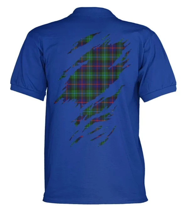 Calder Clan Polo Shirt, Scottish Tartan Calder Clans Polo Shirt Badge Style - Image 8