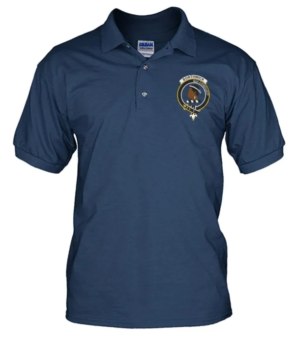 Borthwick Clan Polo Shirt, Scottish Tartan Borthwick Clans Polo Shirt Badge Style - Image 11