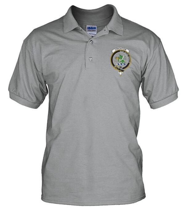 Crichton Clan Polo Shirt, Scottish Tartan Crichton Clans Polo Shirt Badge Style - Image 15