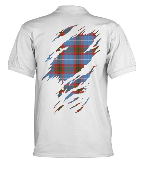 Crichton Clan Polo Shirt, Scottish Tartan Crichton Clans Polo Shirt Badge Style - Image 2