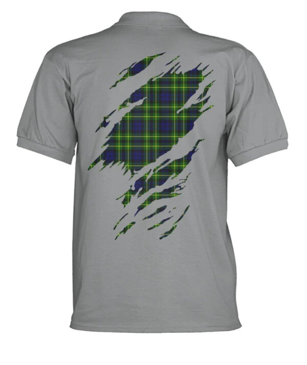 Campbell Clan Polo Shirt, Scottish Tartan Campbell Clans Polo Shirt Badge Style - Image 4