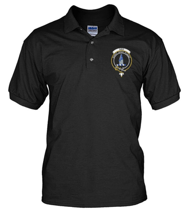 Ged Clan Polo Shirt, Scottish Tartan Ged Clans Polo Shirt Badge Style - Image 17