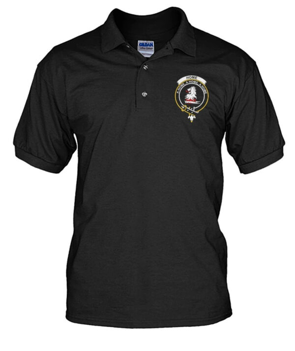 Home Clan Polo Shirt, Scottish Tartan Home Clans Polo Shirt Badge Style - Image 15