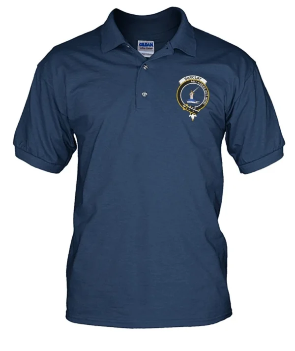 Barclay Clan Polo Shirt, Scottish Tartan Barclay Clans Polo Shirt Badge Style - Image 9