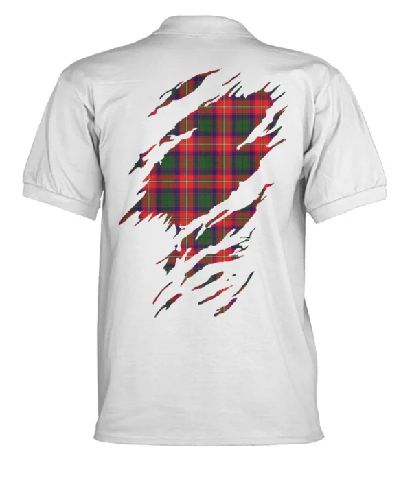 Belshes Clan Polo Shirt, Scottish Tartan Belshes Clans Polo Shirt Badge Style - Image 2