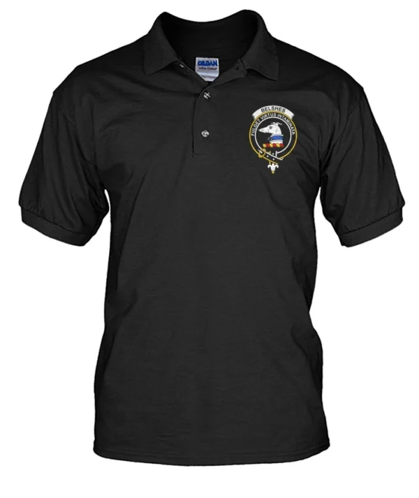 Belshes Clan Polo Shirt, Scottish Tartan Belshes Clans Polo Shirt Badge Style - Image 17