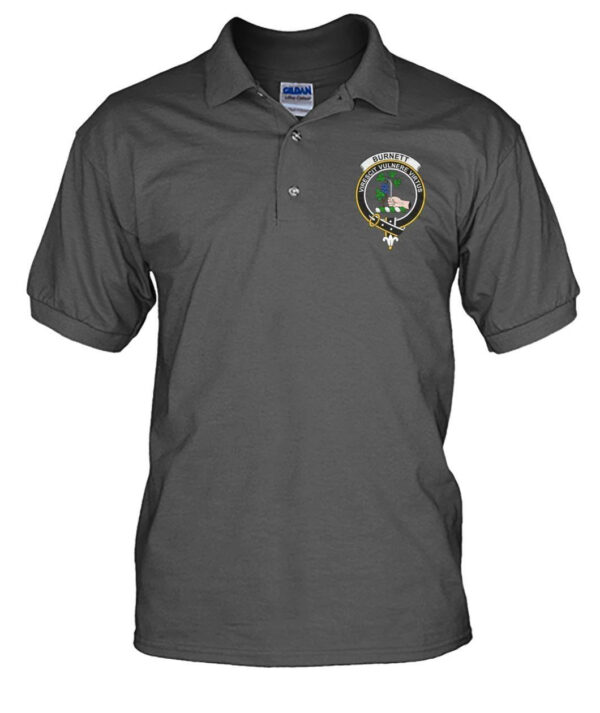 Burnett Clan Polo Shirt, Scottish Tartan Burnett Clans Polo Shirt Badge Style - Image 9