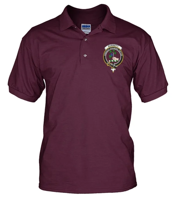 Burnett Clan Polo Shirt, Scottish Tartan Burnett Clans Polo Shirt Badge Style - Image 11