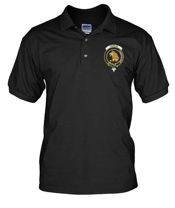 Fairlie Clan Polo Shirt, Scottish Tartan Fairlie Clans Polo Shirt Badge Style - Image 17