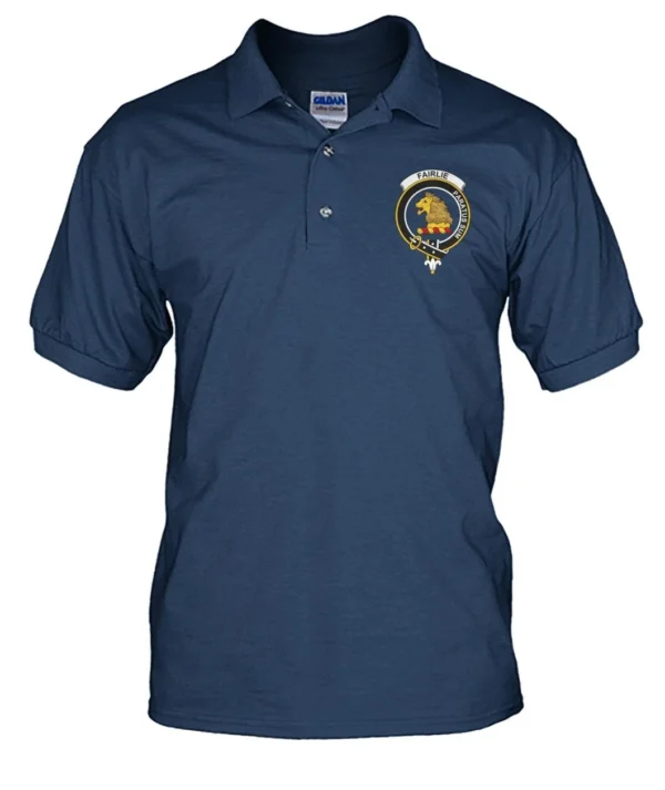 Fairlie Clan Polo Shirt, Scottish Tartan Fairlie Clans Polo Shirt Badge Style - Image 11