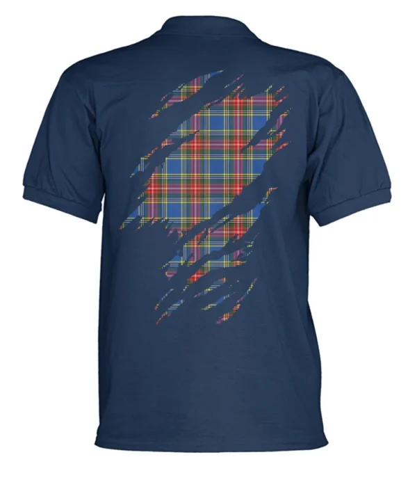 Bethune Clan Polo Shirt, Scottish Tartan Bethune Clans Polo Shirt Badge Style - Image 12