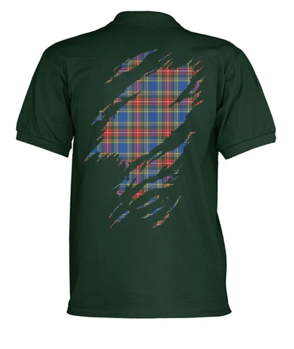 Bethune Clan Polo Shirt, Scottish Tartan Bethune Clans Polo Shirt Badge Style - Image 16