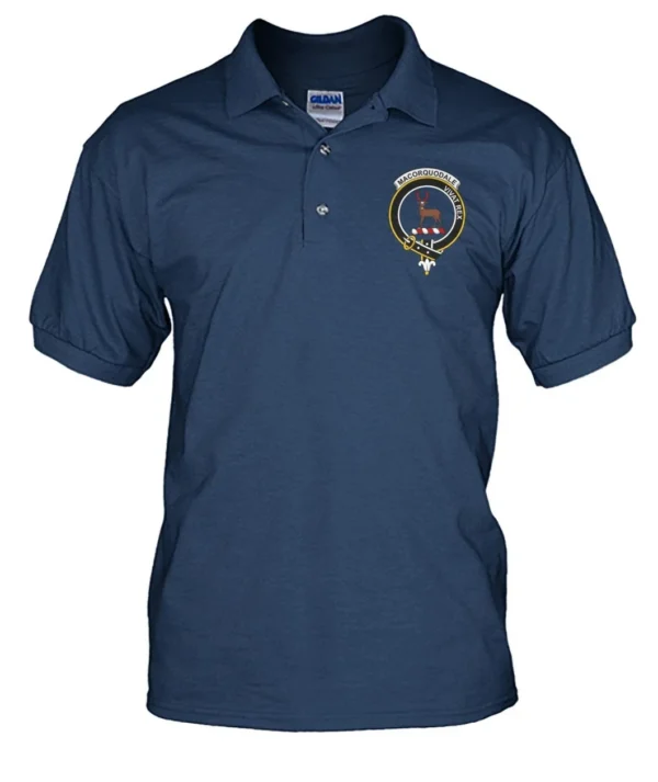 MacCorquodale Clan Polo Shirt, Scottish Tartan MacCorquodale Clans Polo Shirt Badge Style - Image 9