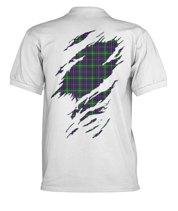 Inglis Clan Polo Shirt, Scottish Tartan Inglis Clans Polo Shirt Badge Style - Image 2