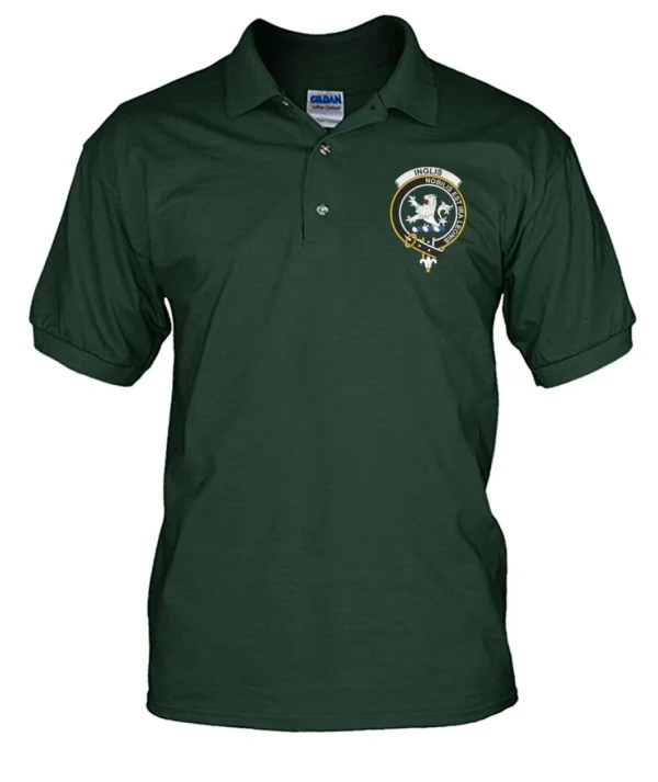 Inglis Clan Polo Shirt, Scottish Tartan Inglis Clans Polo Shirt Badge Style - Image 15