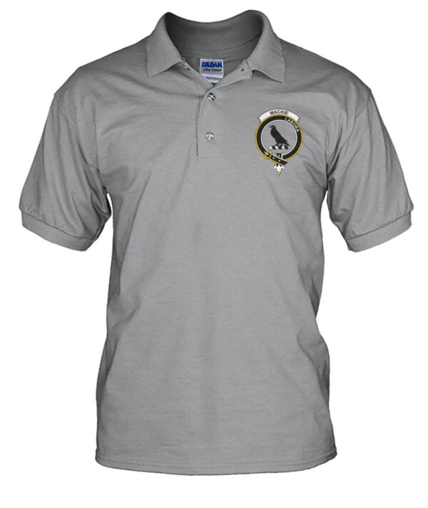 MacKie Clan Polo Shirt, Scottish Tartan MacKie Clans Polo Shirt Badge Style - Image 3