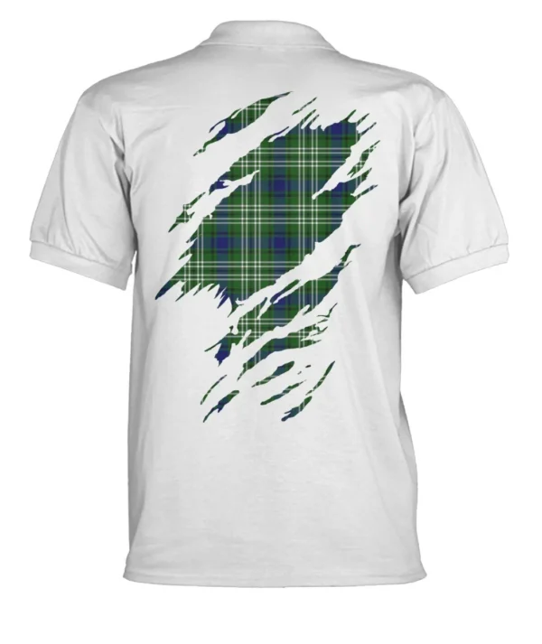 Haliburton Clan Polo Shirt, Scottish Tartan Haliburton Clans Polo Shirt Badge Style - Image 2