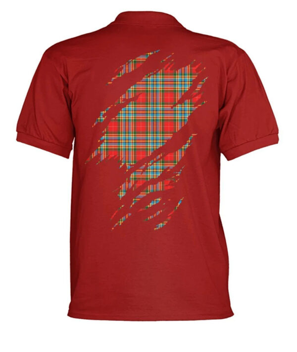 Chattan Clan Polo Shirt, Scottish Tartan Chattan Clans Polo Shirt Badge Style - Image 6