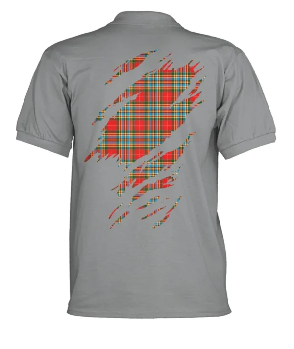 Chattan Clan Polo Shirt, Scottish Tartan Chattan Clans Polo Shirt Badge Style - Image 4