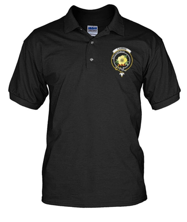 Cairns Clan Polo Shirt, Scottish Tartan Cairns Clans Polo Shirt Badge Style - Image 15