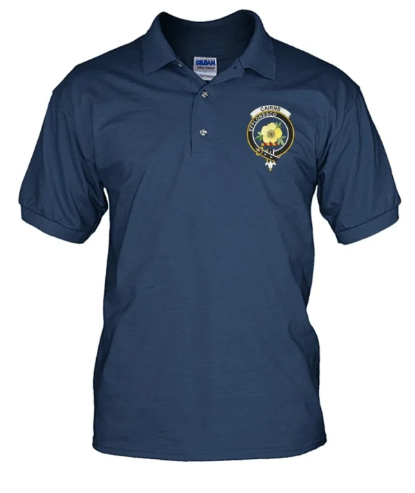 Cairns Clan Polo Shirt, Scottish Tartan Cairns Clans Polo Shirt Badge Style - Image 11