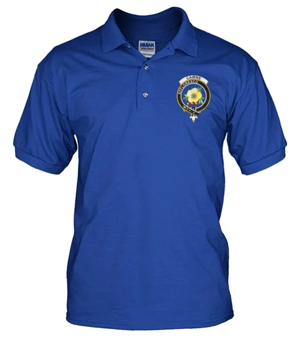 Cairns Clan Polo Shirt, Scottish Tartan Cairns Clans Polo Shirt Badge Style - Image 7