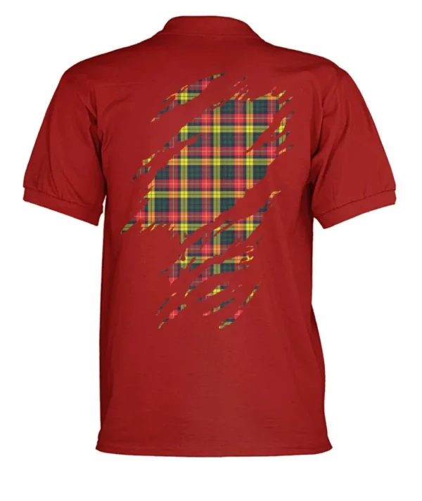 Dewar Clan Polo Shirt, Scottish Tartan Dewar Clans Polo Shirt Badge Style - Image 6