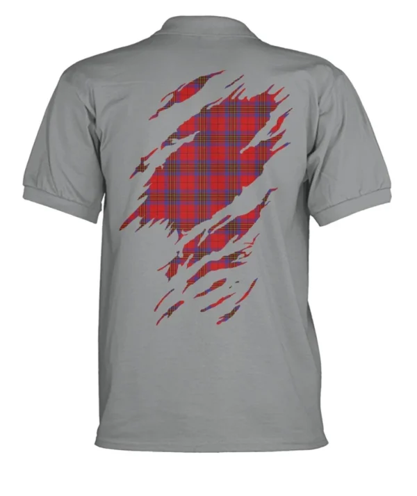 Leslie Clan Polo Shirt, Scottish Tartan Leslie Clans Polo Shirt Badge Style - Image 4