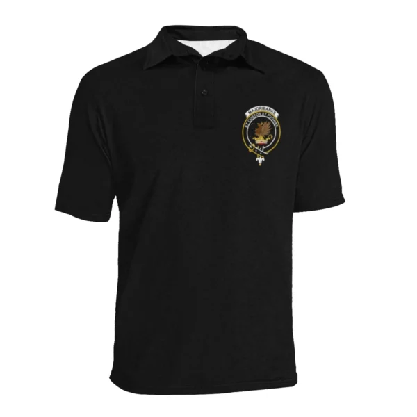 Majoribanks Clan Polo Shirt, Scottish Tartan Majoribanks Clans Polo Shirt Full Black Style - Image 3