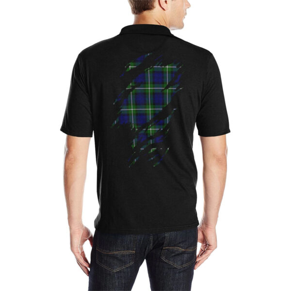 Bannerman Clan Polo Shirt, Scottish Tartan Bannerman Clans Polo Shirt Full Black Style - Image 2