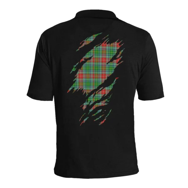 Muirhead Clan Polo Shirt, Scottish Tartan Muirhead Clans Polo Shirt Full Black Style - Image 4