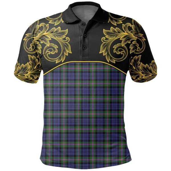 Baird Modern Clan Polo Shirt, Scottish Tartan Baird Modern Clans Polo Shirt Empire Style - Image 2