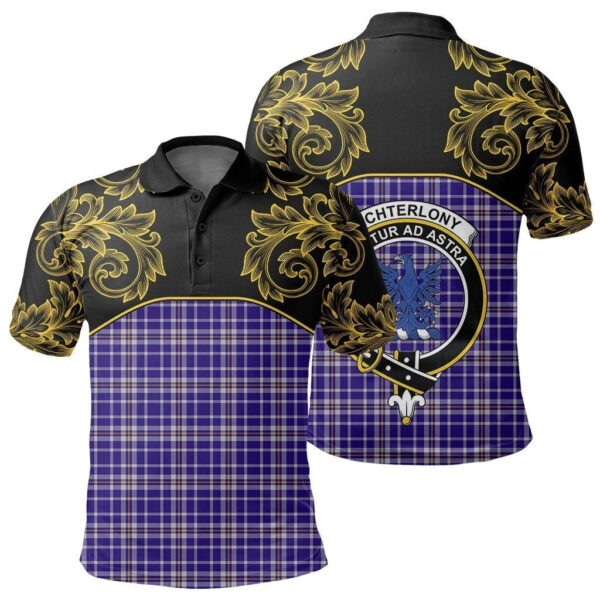 Ochterlony Clan Polo Shirt, Scottish Tartan Ochterlony Clans Polo Shirt Empire Style