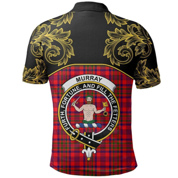 Murray of Tulloch Modern Clan Polo Shirt, Scottish Tartan Murray of Tulloch Modern Clans Polo Shirt Empire Style - Image 3