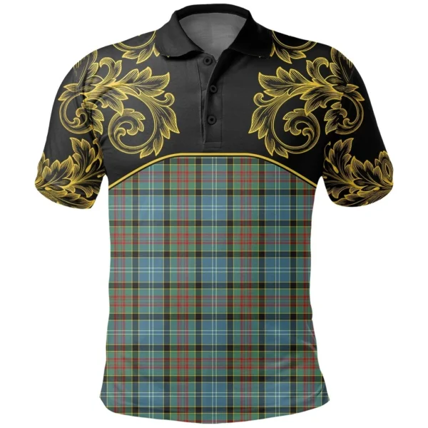 Paisley District Clan Polo Shirt, Scottish Tartan Paisley District Clans Polo Shirt Empire Style - Image 2