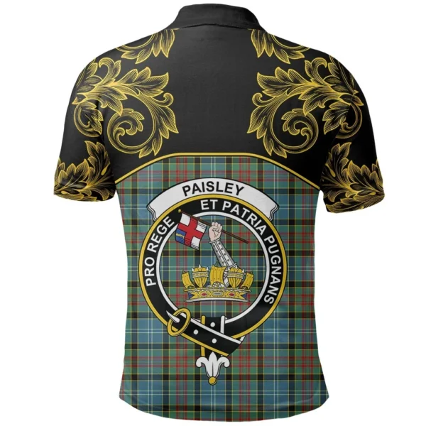 Paisley District Clan Polo Shirt, Scottish Tartan Paisley District Clans Polo Shirt Empire Style - Image 3