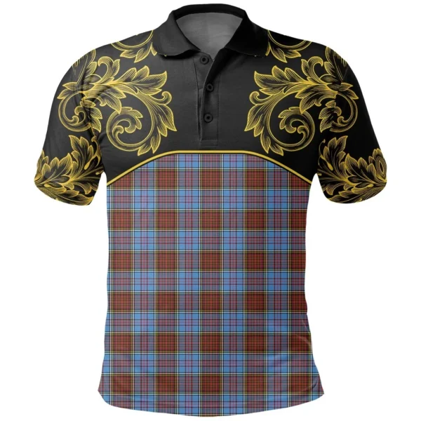 Anderson Modern Clan Polo Shirt, Scottish Tartan Anderson Modern Clans Polo Shirt Empire Style - Image 2