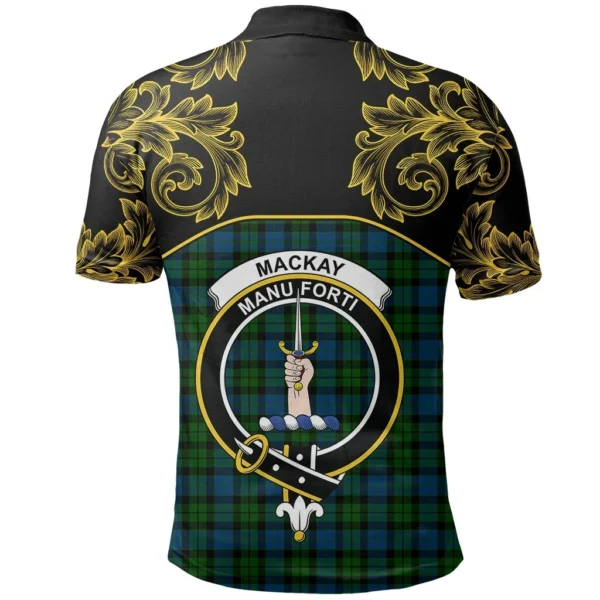 MacKay Modern Clan Polo Shirt, Scottish Tartan MacKay Modern Clans Polo Shirt Empire Style - Image 3