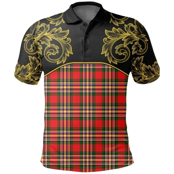 MacGill Modern Clan Polo Shirt, Scottish Tartan MacGill Modern Clans Polo Shirt Empire Style - Image 2