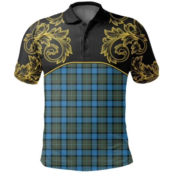 Fergusson Ancient Clan Polo Shirt, Scottish Tartan Fergusson Ancient Clans Polo Shirt Empire Style - Image 2