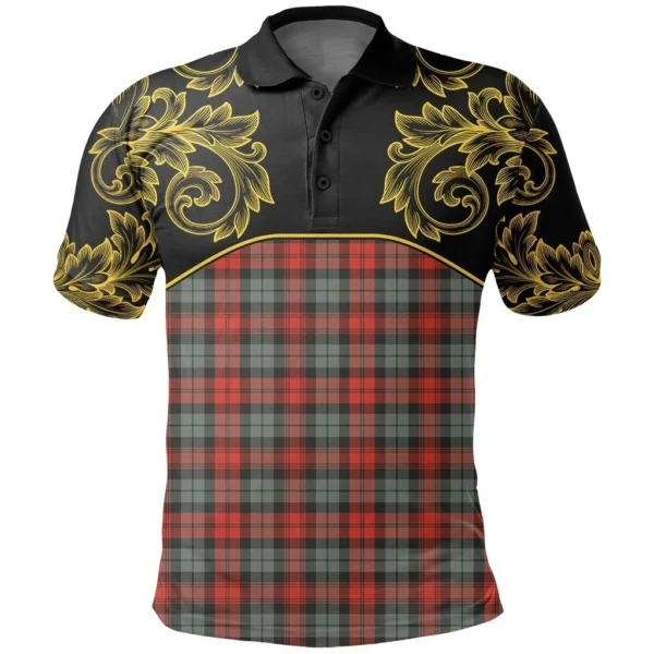 MacLachlan Weathered Clan Polo Shirt, Scottish Tartan MacLachlan Weathered Clans Polo Shirt Empire Style - Image 2