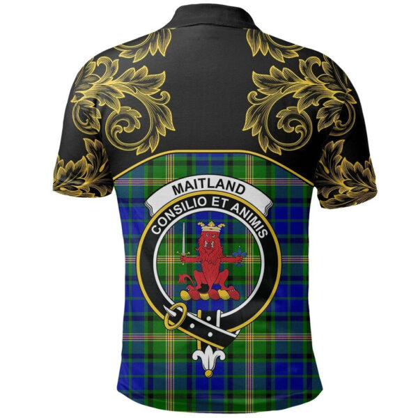 Maitland Clan Polo Shirt, Scottish Tartan Maitland Clans Polo Shirt Empire Style - Image 3