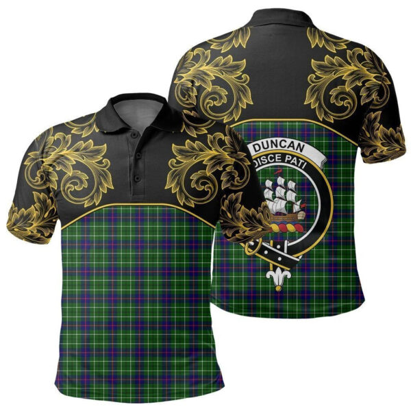 Duncan Modern Clan Polo Shirt, Scottish Tartan Duncan Modern Clans Polo Shirt Empire Style