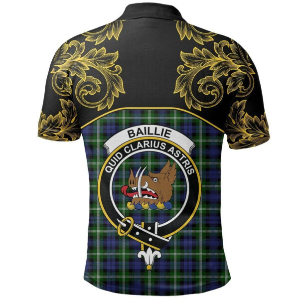 Baillie Modern Clan Polo Shirt, Scottish Tartan Baillie Modern Clans Polo Shirt Empire Style - Image 3