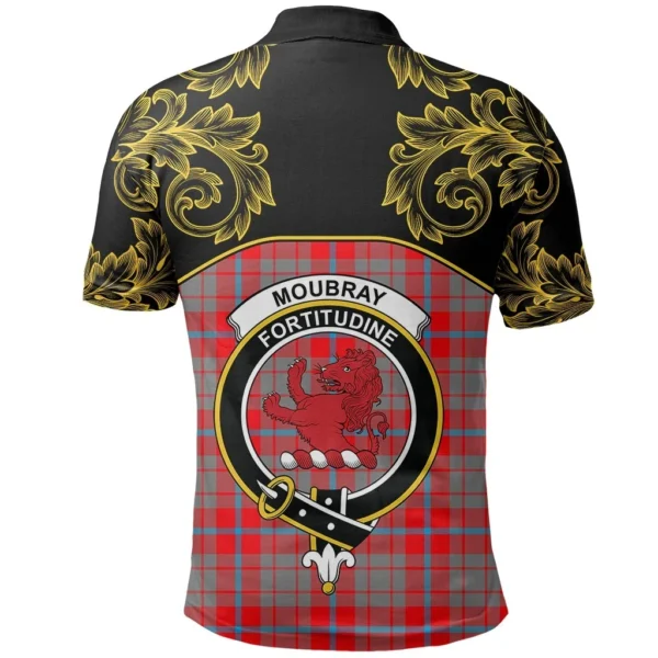 Moubray Clan Polo Shirt, Scottish Tartan Moubray Clans Polo Shirt Empire Style - Image 3